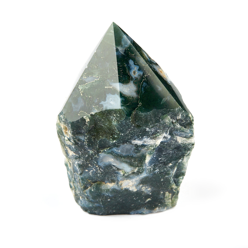 Кристалл агат моховой Индия 9-12&nbsp;см (1&nbsp;шт)