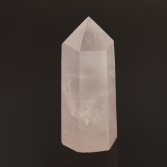 Кристалл розовый кварц Бразилия (ограненный) (7-12 см) (1 шт)
