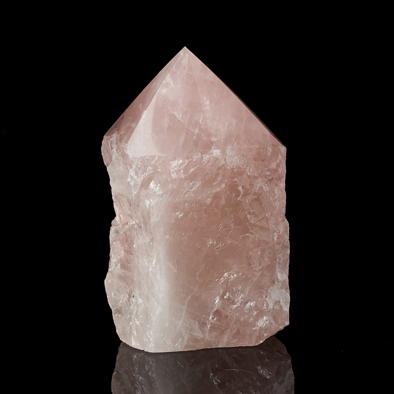 Кристалл розовый кварц Бразилия 9-12&nbsp;см (1&nbsp;шт)