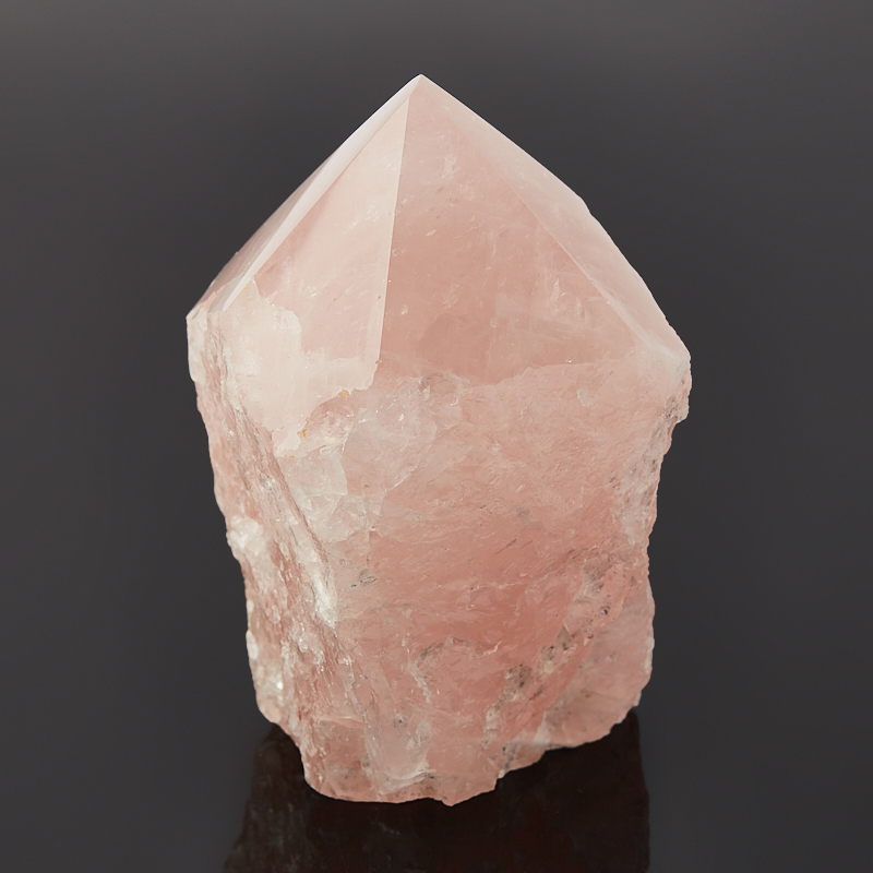 Кристалл розовый кварц Бразилия 9-12&nbsp;см (1&nbsp;шт)