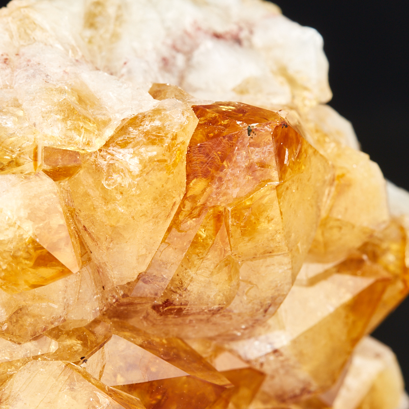 Друза цитрин Бразилия 16-20&nbsp;см (на подставке)