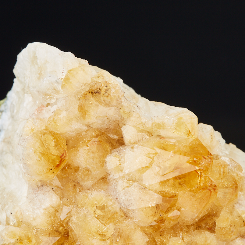 Друза цитрин Бразилия 16-20 см (на подставке)