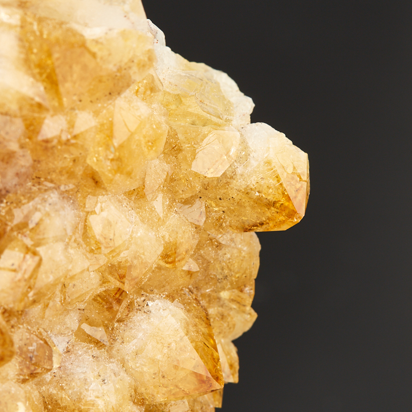 Друза цитрин Бразилия 16-20 см (на подставке)