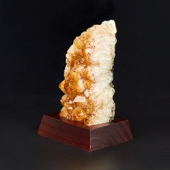 Друза цитрин Бразилия 16-20 см (на подставке)