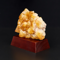 Друза цитрин Бразилия 12-16 см (на подставке)