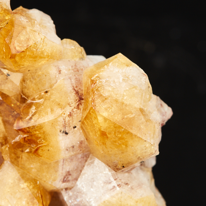 Друза цитрин Бразилия 12-16&nbsp;см (на подставке)