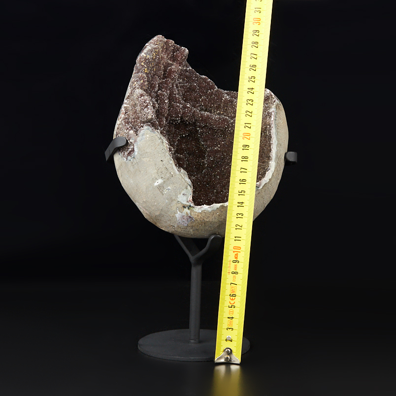 Жеода аметист Бразилия 16-20 см (на подставке)