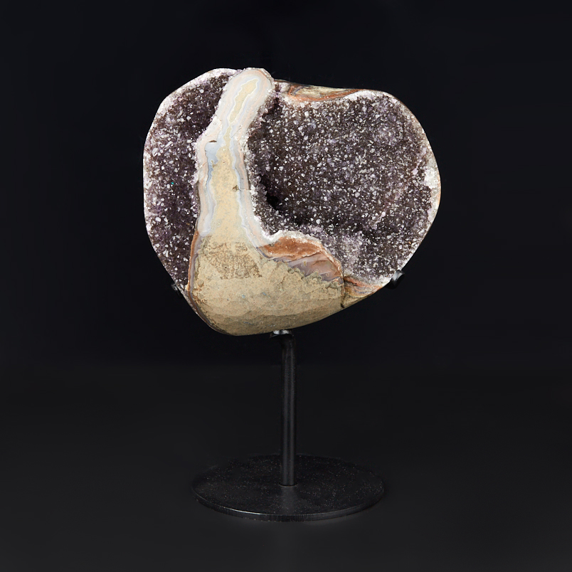 Жеода аметист Бразилия 12-16 см (на подставке)