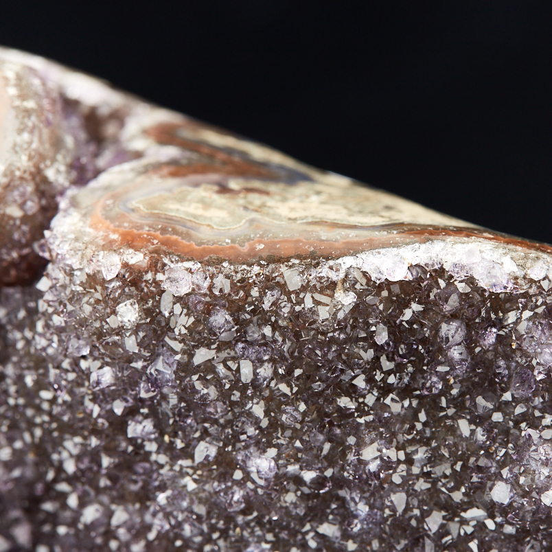 Жеода аметист Бразилия 12-16 см (на подставке)