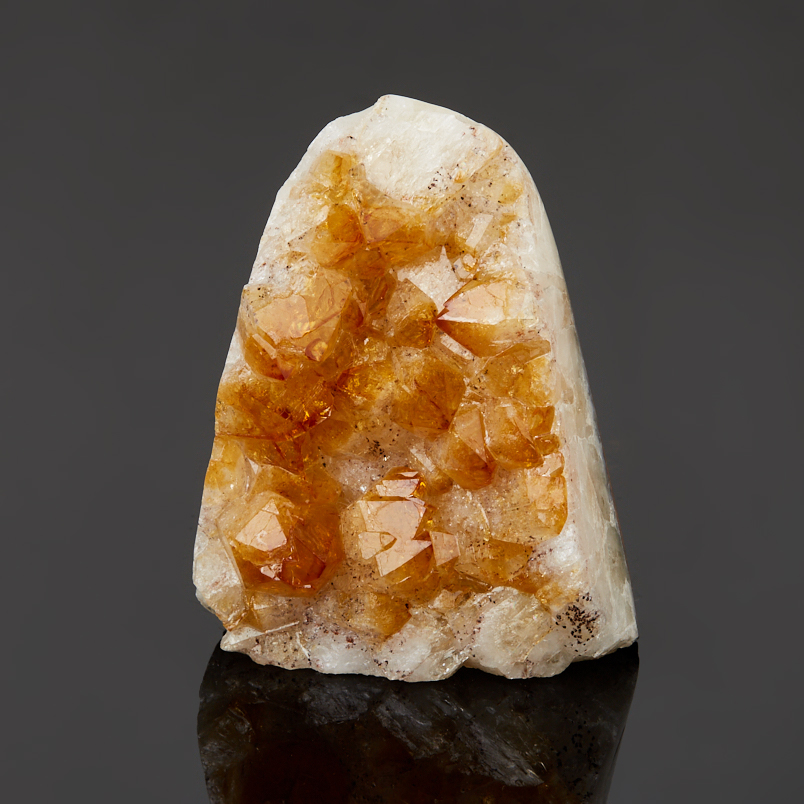 Жеода цитрин Бразилия 5-7&nbsp;см (1&nbsp;шт)