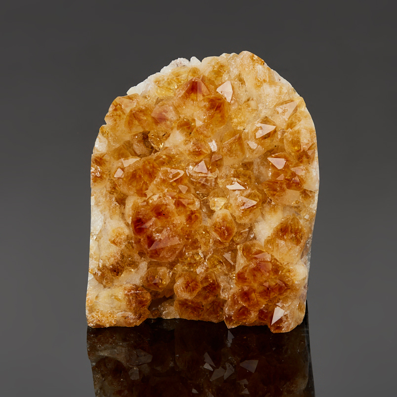 Жеода цитрин Бразилия 7-9&nbsp;см (1&nbsp;шт)