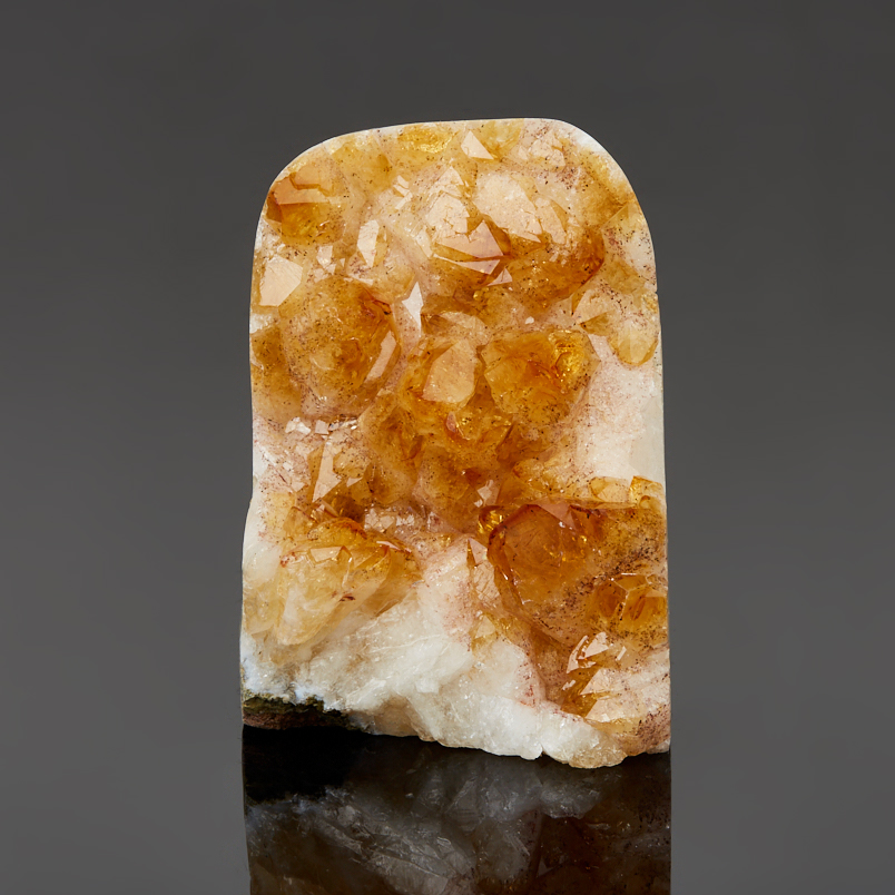 Жеода цитрин Бразилия 7-9&nbsp;см (1&nbsp;шт)