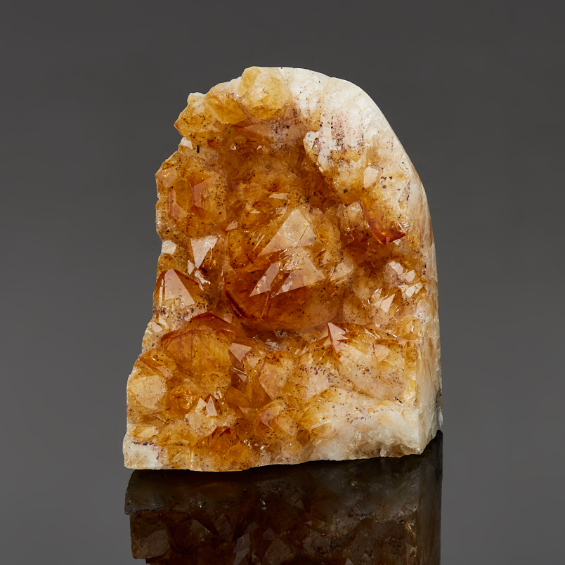 Жеода цитрин Бразилия 7-9&nbsp;см (1&nbsp;шт)