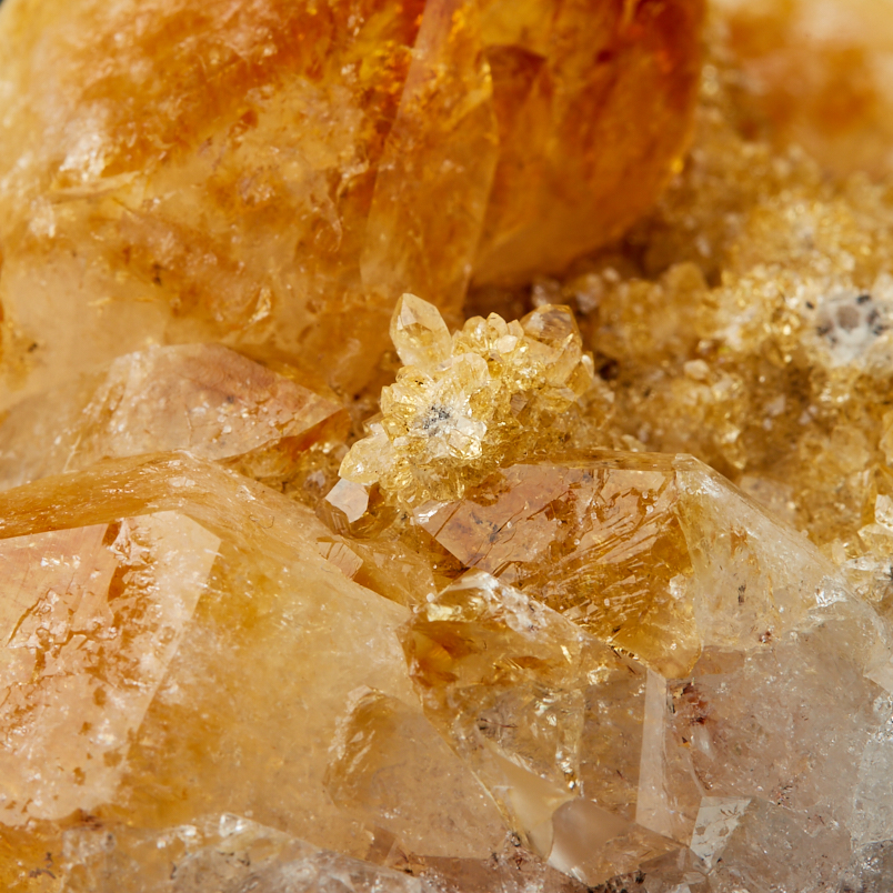 Жеода цитрин Бразилия 7-9&nbsp;см (1&nbsp;шт)