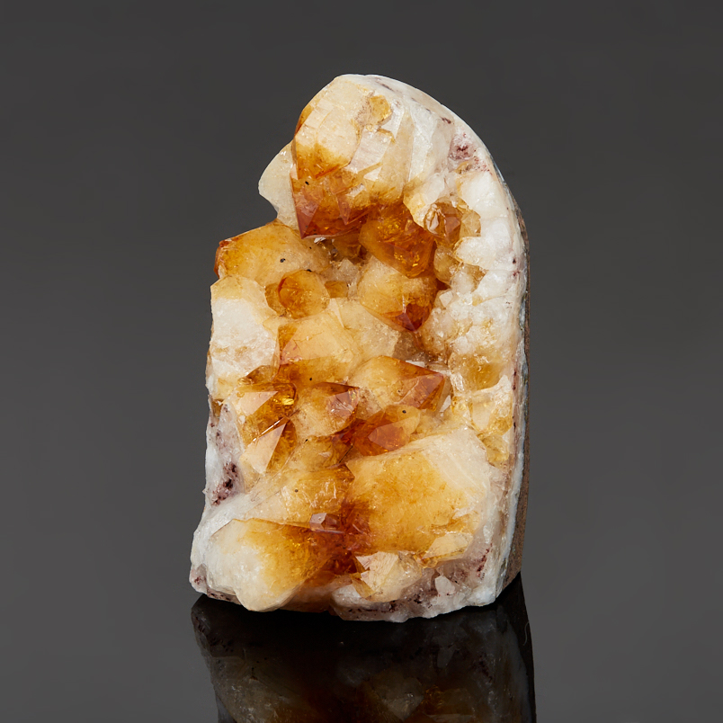 Жеода цитрин Бразилия 9-12&nbsp;см (1&nbsp;шт)