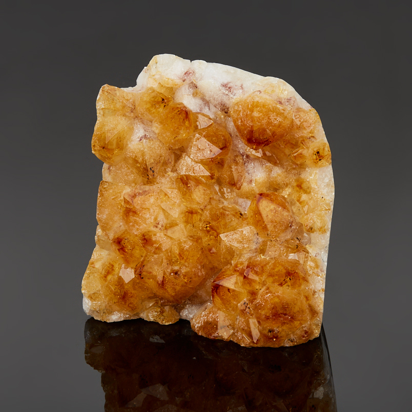 Жеода цитрин Бразилия 9-12&nbsp;см (1&nbsp;шт)