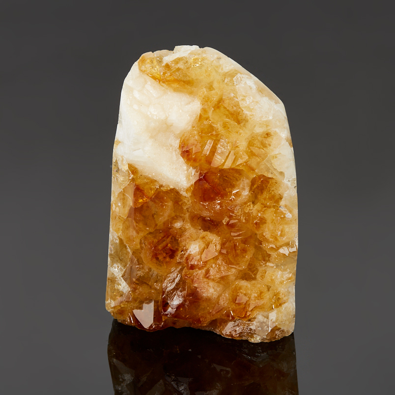 Жеода цитрин Бразилия 9-12&nbsp;см (1&nbsp;шт)