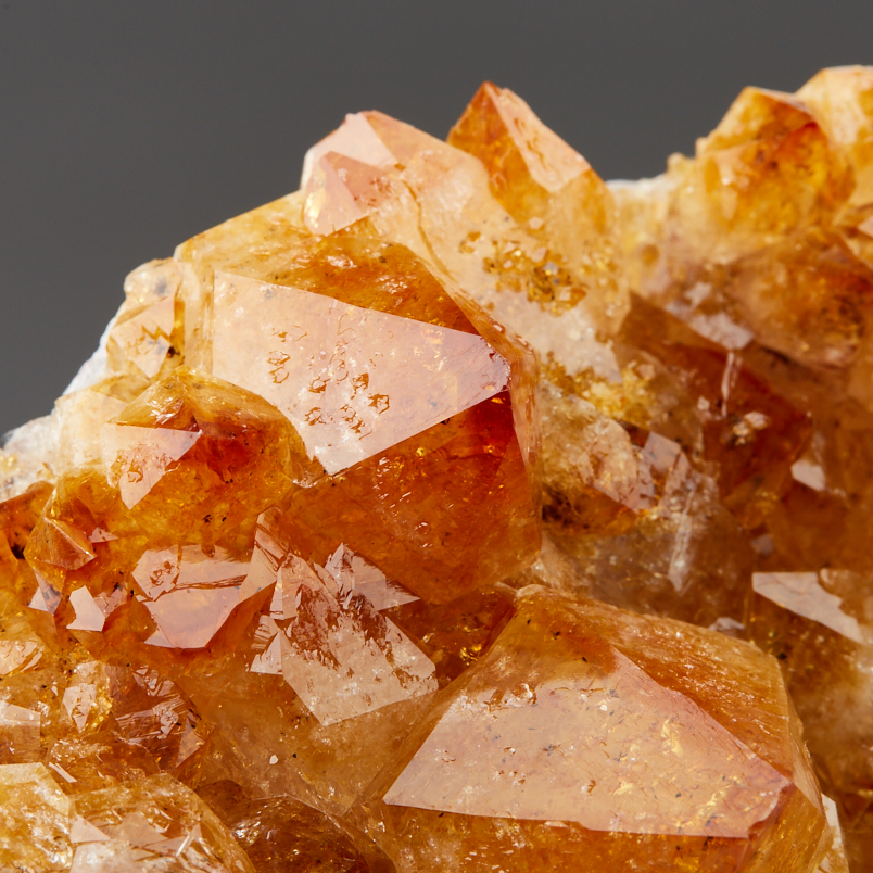 Жеода цитрин Бразилия 9-12&nbsp;см (1&nbsp;шт)