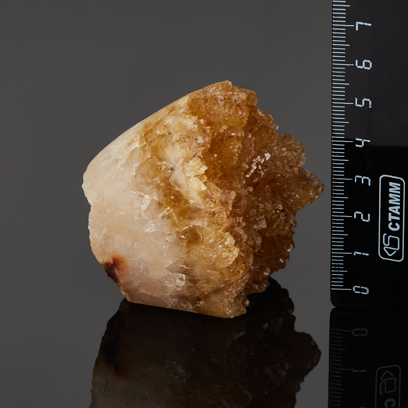 Друза цитрин Бразилия 5-7&nbsp;см