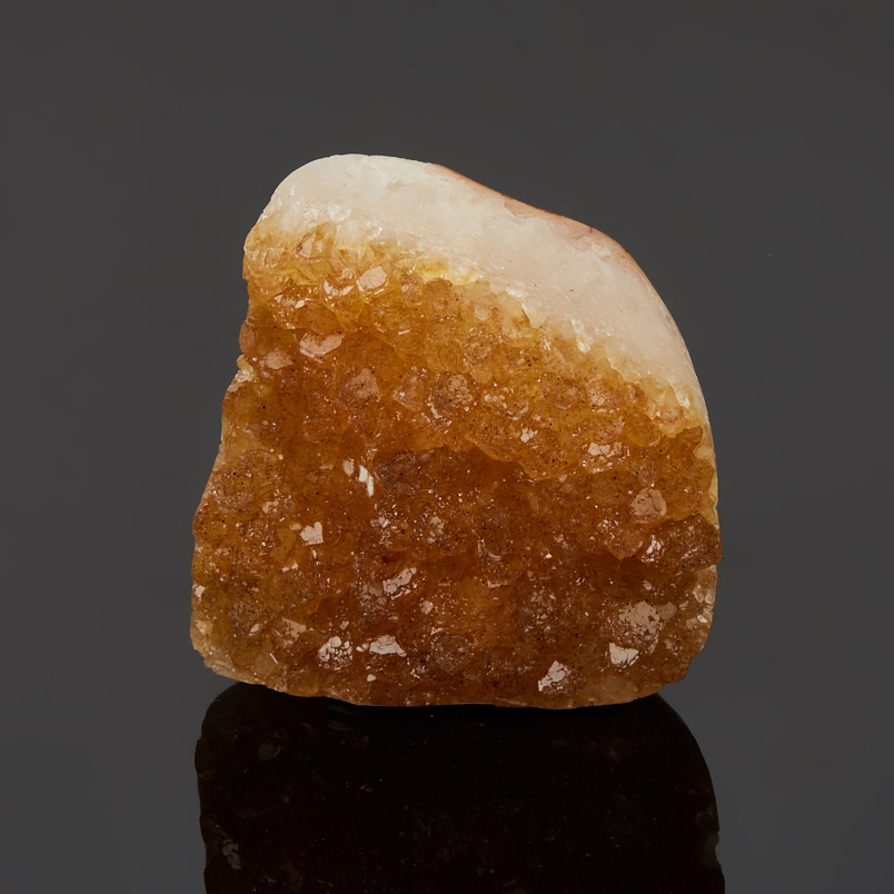 Друза цитрин Бразилия 5-7&nbsp;см