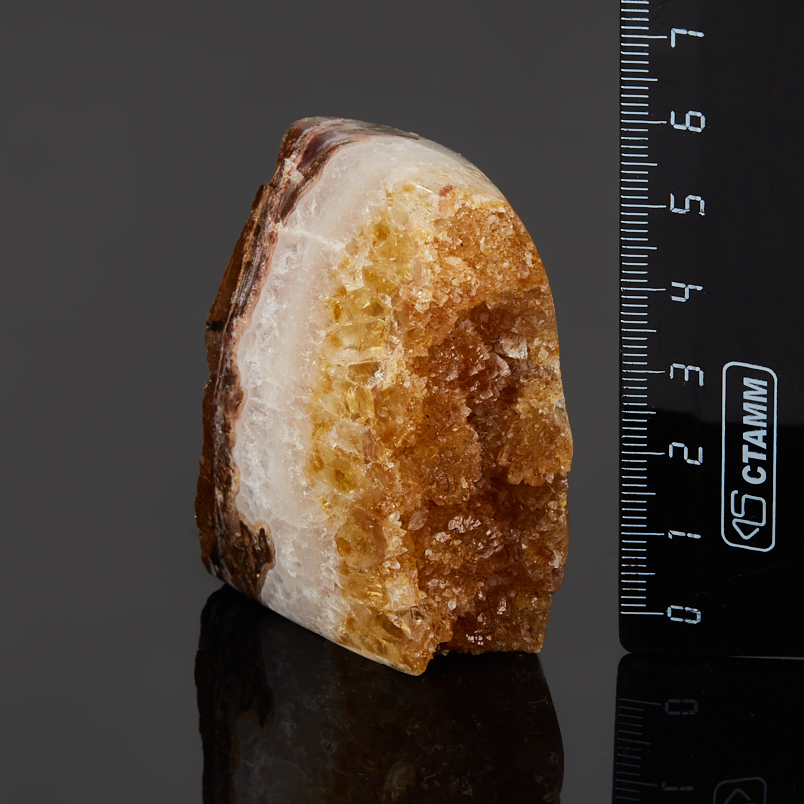 Щетка цитрин Бразилия 5-7&nbsp;см