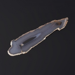 Срез агат серый Бразилия 7-9 см (1 шт)