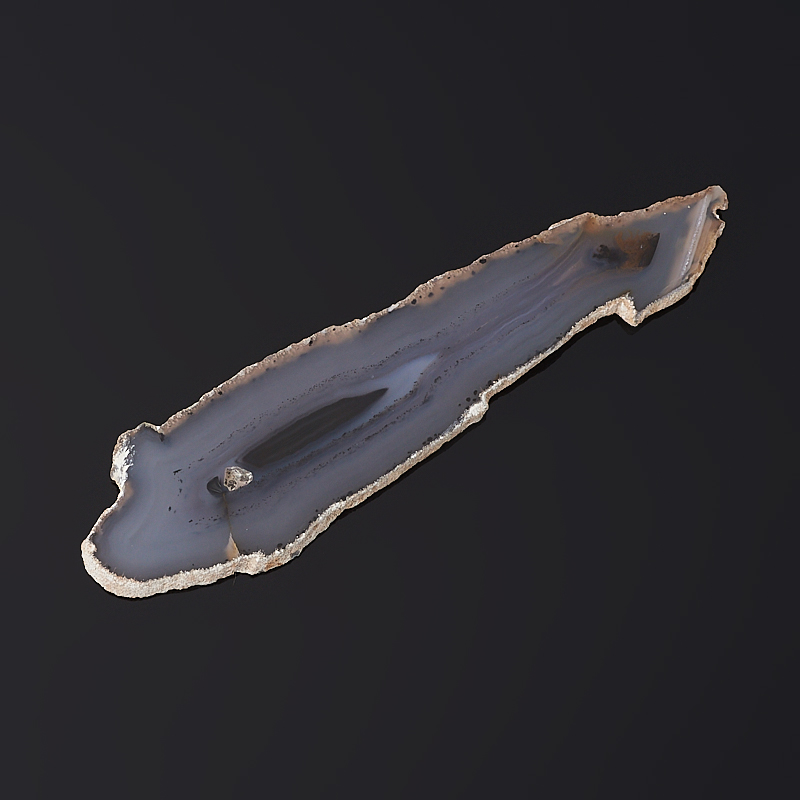 Срез агат серый Бразилия 7-9&nbsp;см (1&nbsp;шт)