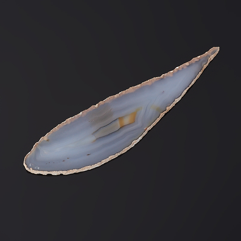 Срез агат серый Бразилия 7-9&nbsp;см (1&nbsp;шт)