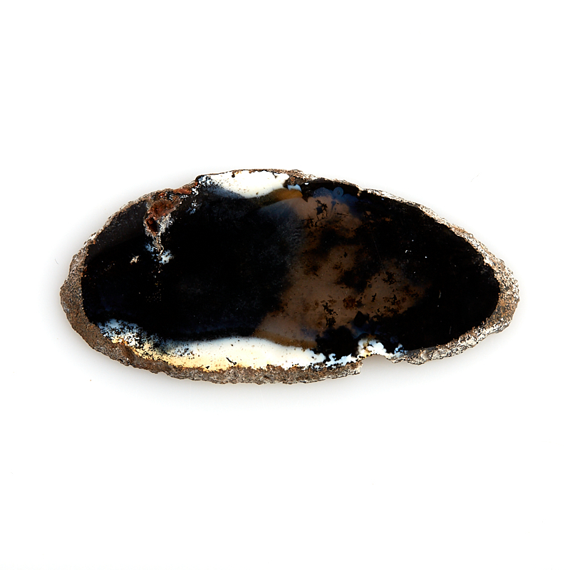 Срез агат серый Бразилия 7-9&nbsp;см (1&nbsp;шт)