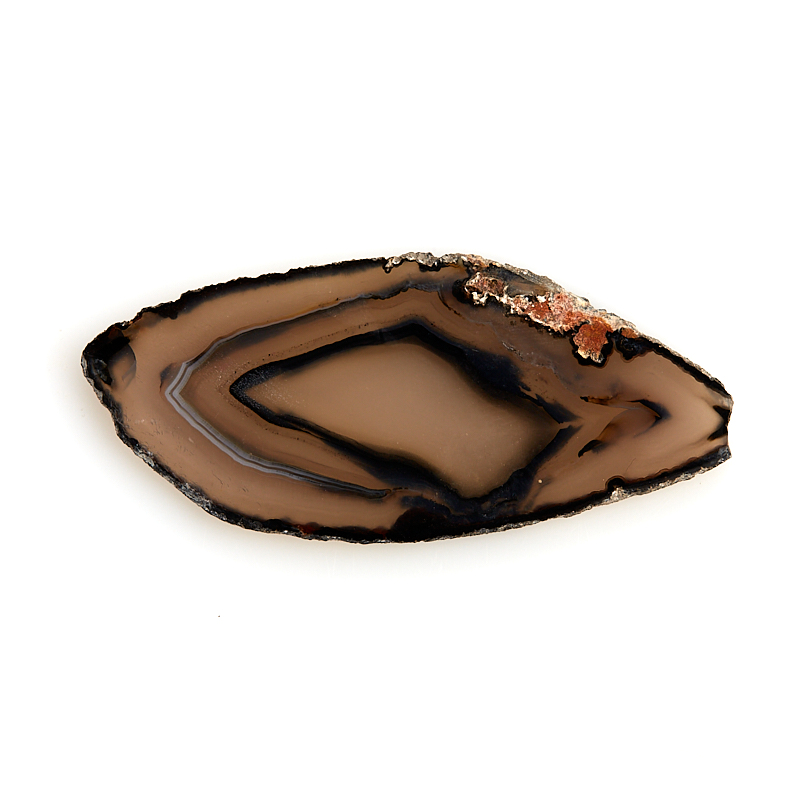 Срез агат коричневый Бразилия 7-9 см (1 шт)