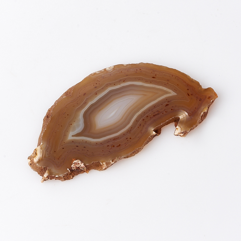 Срез агат коричневый Бразилия 5-7&nbsp;см (1&nbsp;шт)