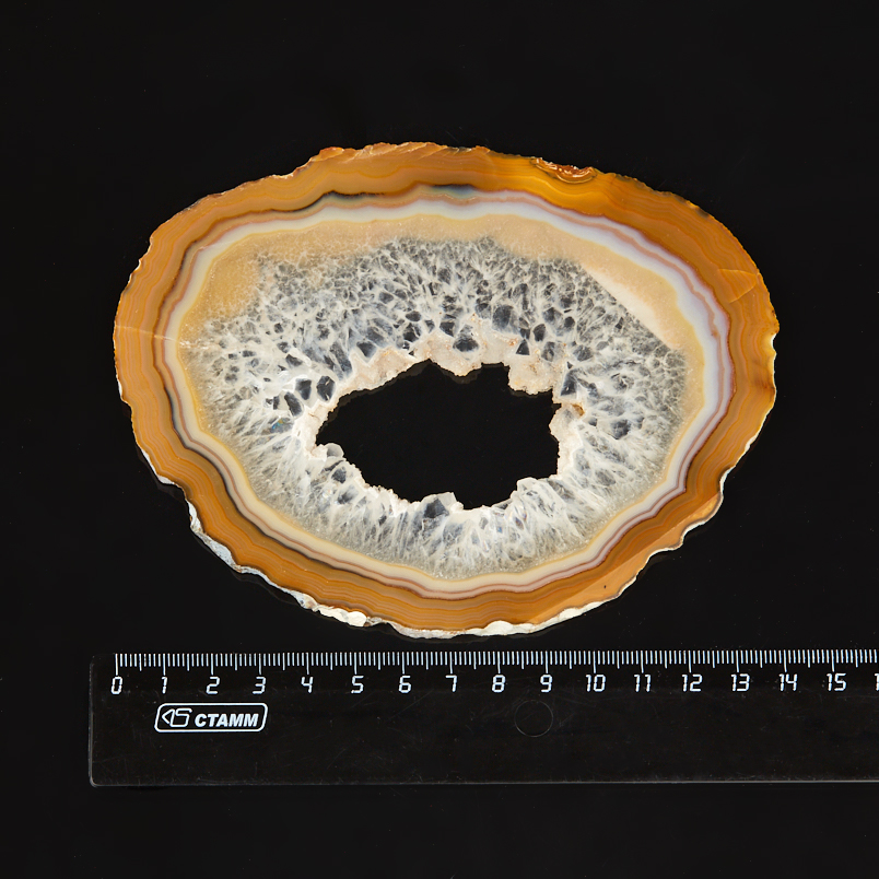 Срез агат коричневый Бразилия 12-16&nbsp;см