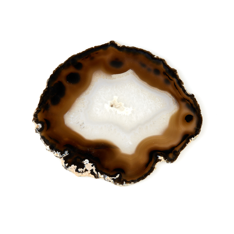 Срез агат коричневый Бразилия 12-16&nbsp;см