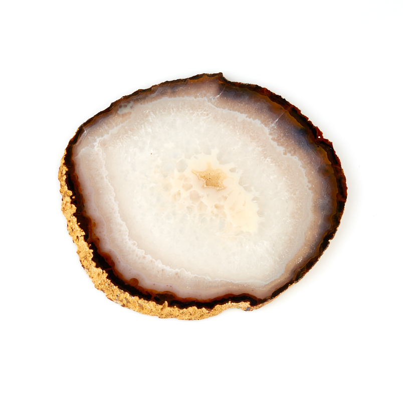 Срез агат коричневый Бразилия 12-16&nbsp;см