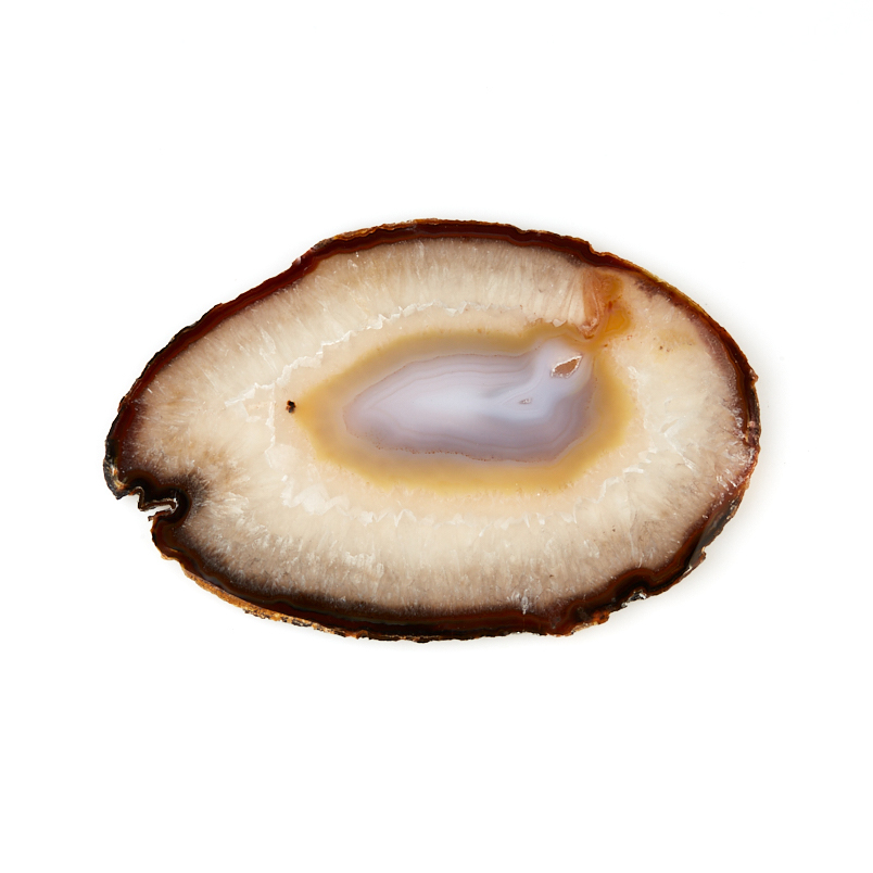 Срез агат коричневый Бразилия 12-16&nbsp;см