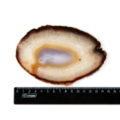 Срез агат коричневый Бразилия 12-16 см