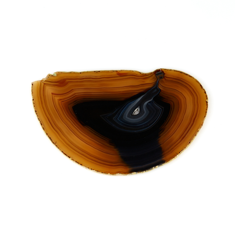 Срез агат серый Бразилия 12-16&nbsp;см