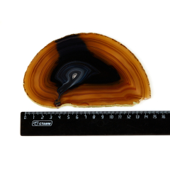 Срез агат серый Бразилия 12-16 см