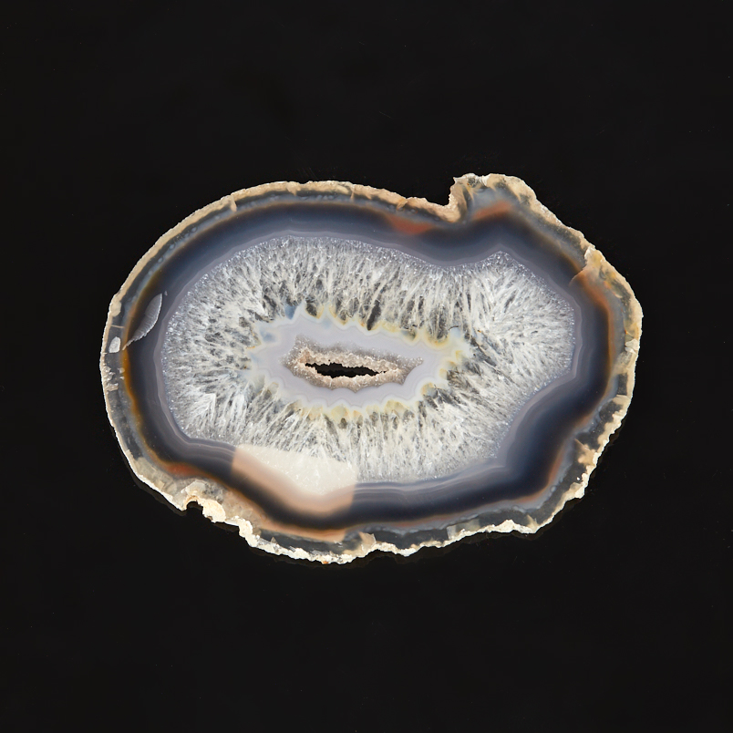 Срез агат серый Бразилия 12-16&nbsp;см