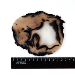 Срез агат серый Бразилия 12-16 см