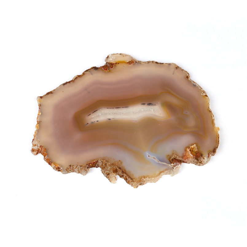 Срез агат серый Бразилия 12-16&nbsp;см