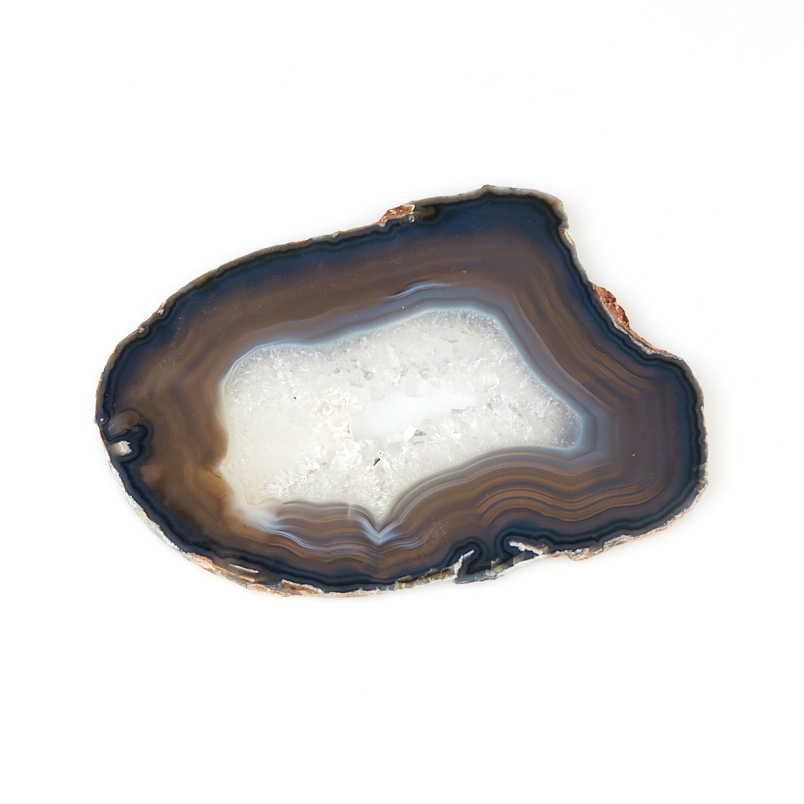 Срез агат серый Бразилия 12-16&nbsp;см