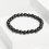 Браслет турмалин черный (шерл) Бразилия 6 мм 18 см