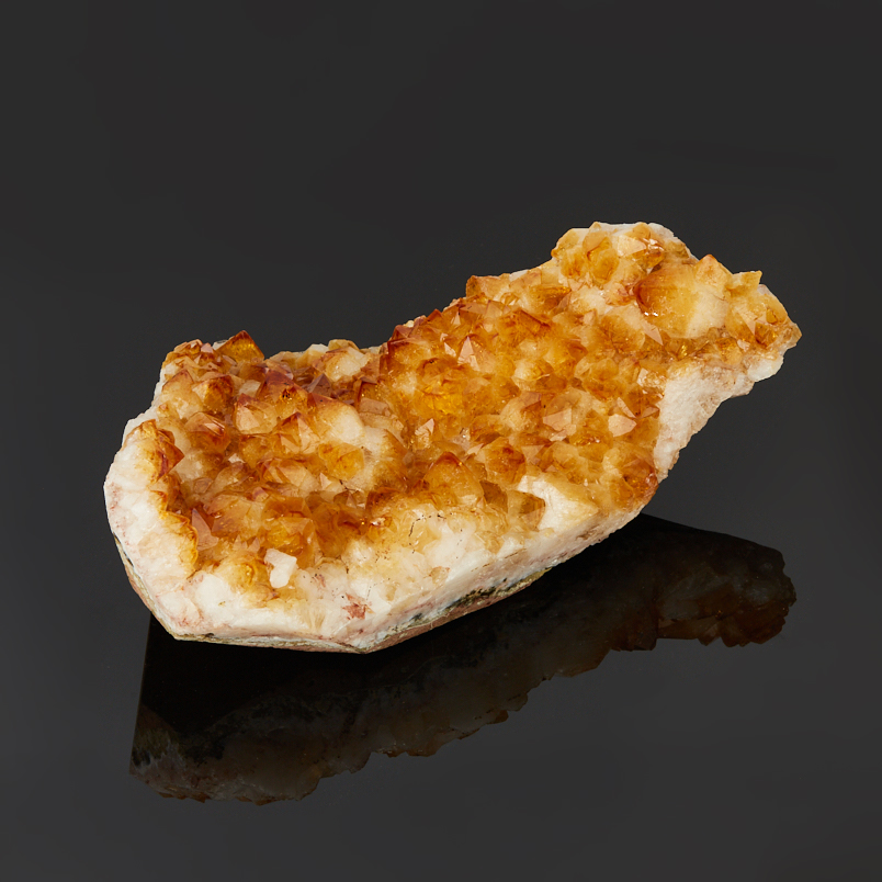 Друза цитрин Бразилия 16-20&nbsp;см