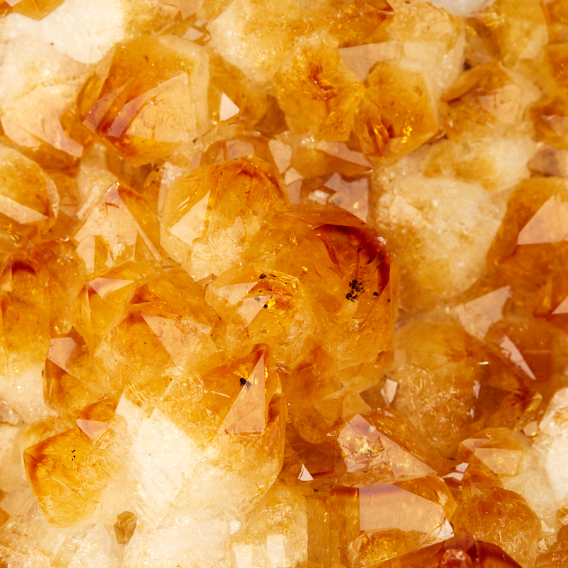 Друза цитрин Бразилия 16-20&nbsp;см