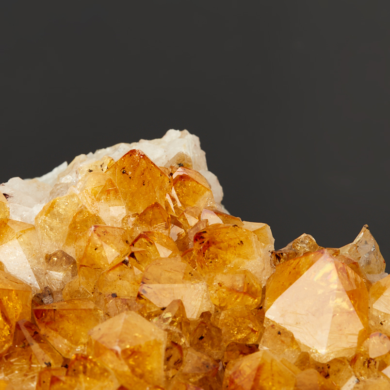 Друза цитрин Бразилия 16-20&nbsp;см