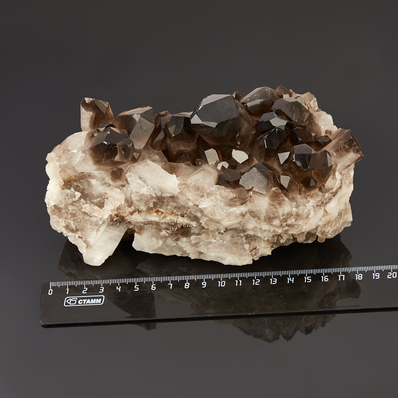 Друза раухтопаз Бразилия 16-20&nbsp;см