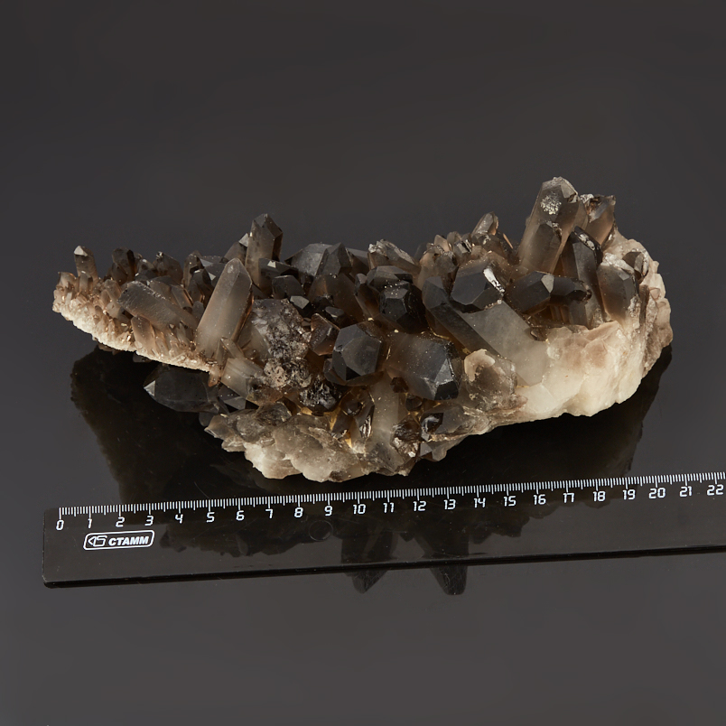 Друза раухтопаз Бразилия 16-20&nbsp;см