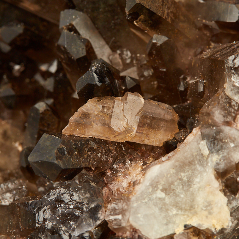 Друза раухтопаз Бразилия 16-20&nbsp;см