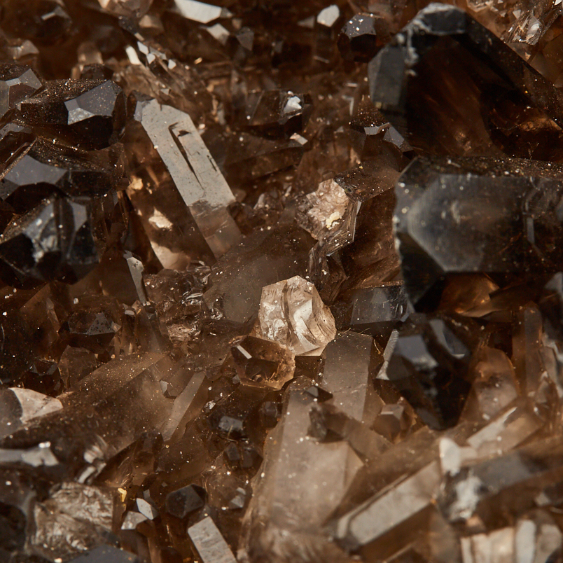 Друза раухтопаз Бразилия 16-20&nbsp;см